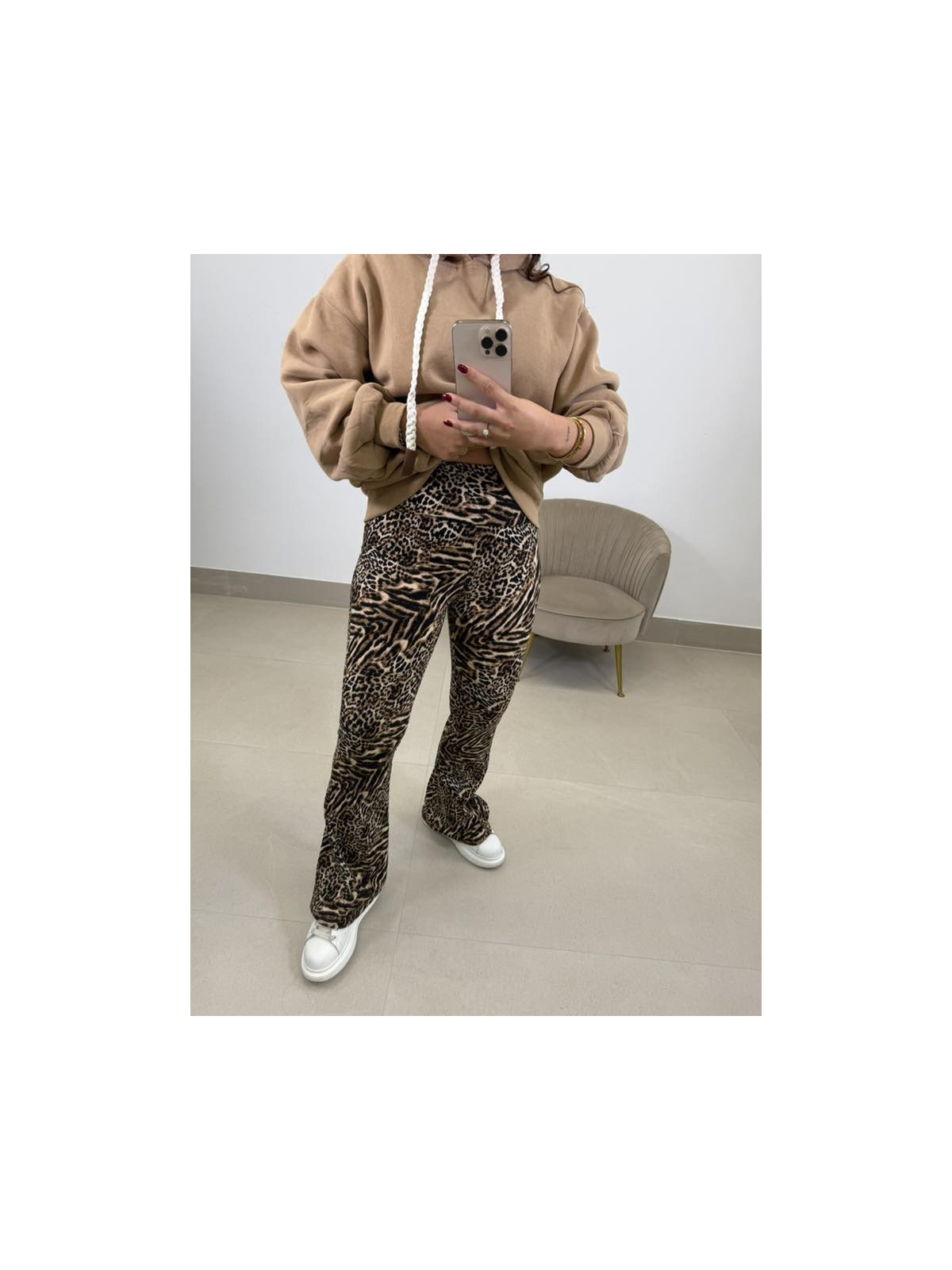 Legging termico leopardo modelo 3