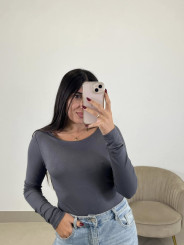 Camiseta basica manga larga
