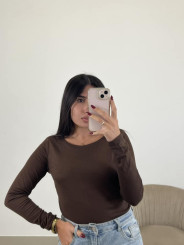 Camiseta basica manga larga