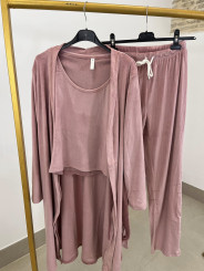 Pijama tres piezas terciopelo