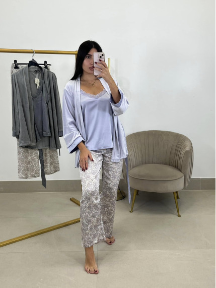 Pijama tres piezas cashemir