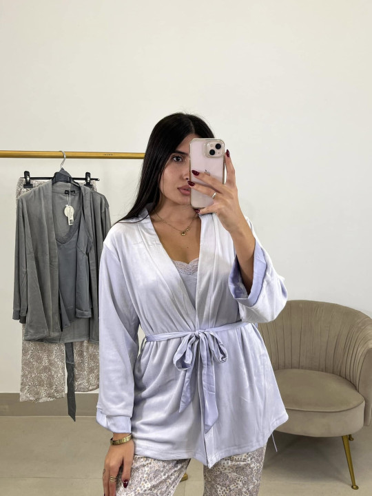 Pijama tres piezas cashemir Pijama tres piezas cashemir