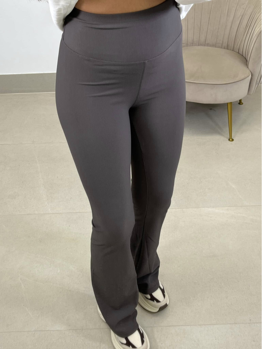 Legging campana bzm060 gris oscuro