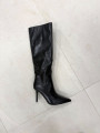 Bota alta roma negra Bota alta roma negra