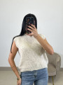 Chaleco lana  beige Chaleco lana  beige