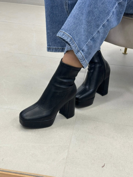 BOTIN PLATAFORMA NEGRO BOTIN PLATAFORMA NEGRO