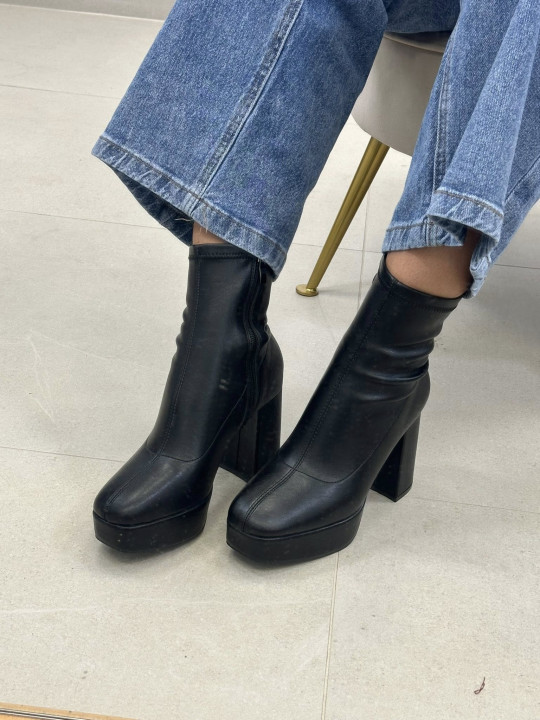 BOTIN PLATAFORMA NEGRO BOTIN PLATAFORMA NEGRO