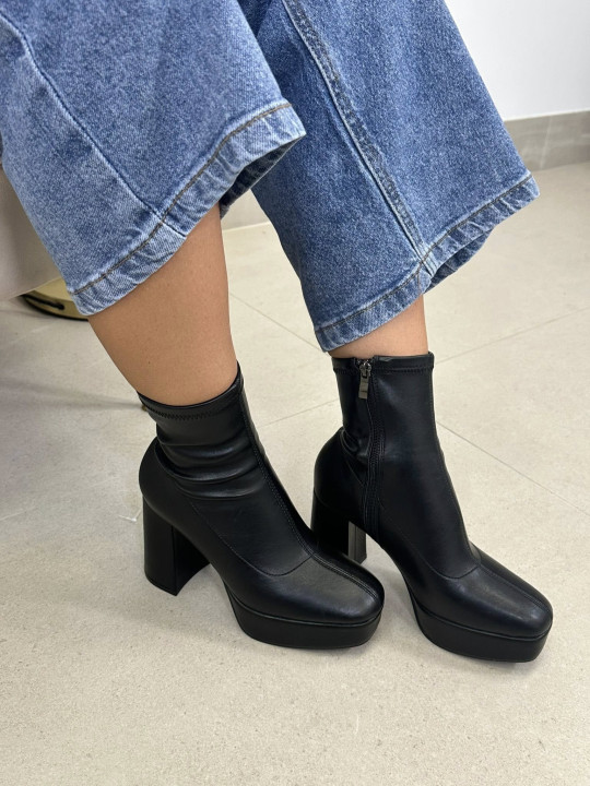 BOTIN PLATAFORMA NEGRO BOTIN PLATAFORMA NEGRO