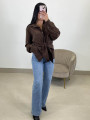 Blusa nudo marron Blusa nudo marron