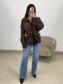 Blusa nudo marron Blusa nudo marron
