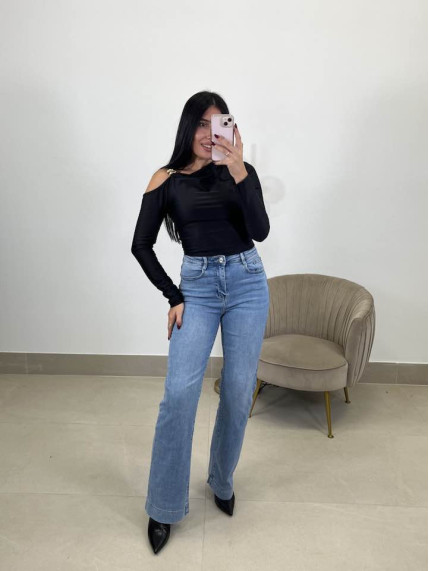 VAQUERO WIDE LEG CLARO