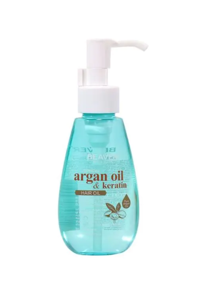 Aceite capilar reparador argan y keratin beaver
