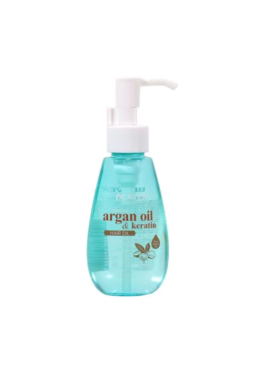 Aceite capilar reparador argan y keratin beaver