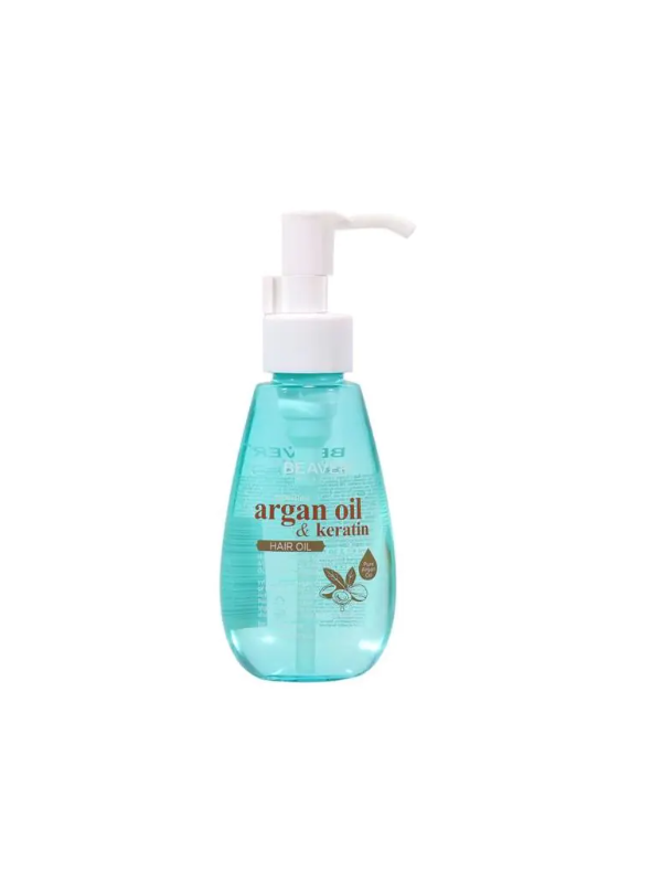 Aceite capilar reparador argan y keratin beaver