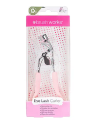 BRUSHWORKS Eyelash Curler - Pink |  Rizador de pestañas