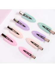 brush works pastel no crease hair clips (8unid)