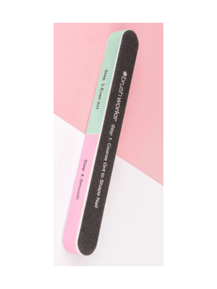 Brushworks 6 Sided Nail File Shape & Shine