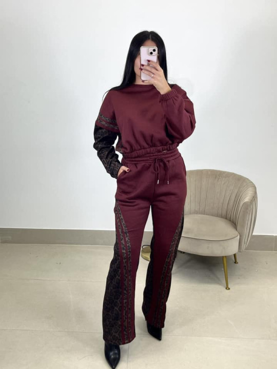 Conjunto combinado leopardo tinto Conjunto combinado leopardo tinto