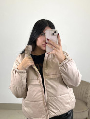 Anorak corto beige