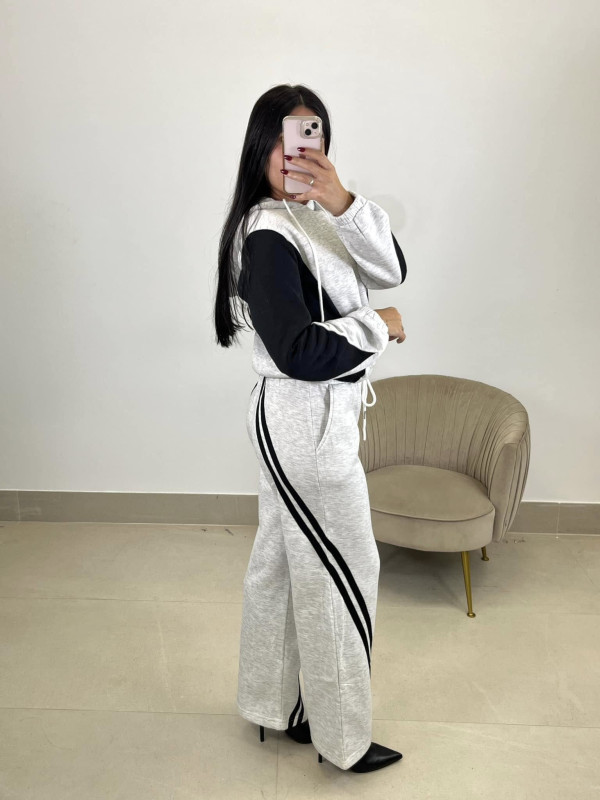 CONJUNTO CHARLOTTE GRIS CLARO