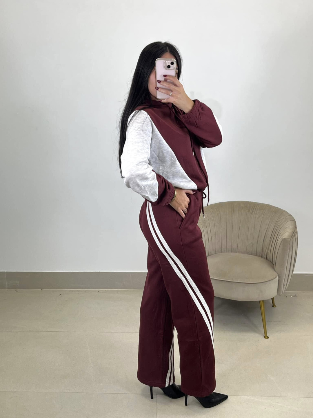 CONJUNTO CHARLOTTE VINO