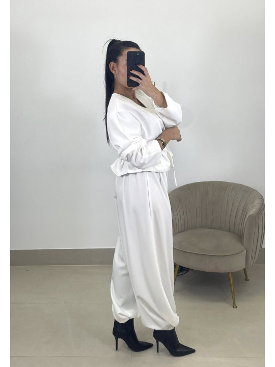 Total look Kimono blanco