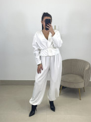 Total look Kimono blanco