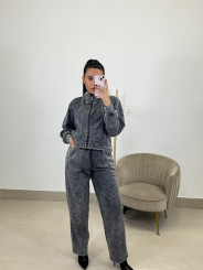 Conjunto desgastado Maria gris