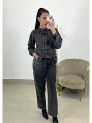 Conjunto desgastado Maria negro