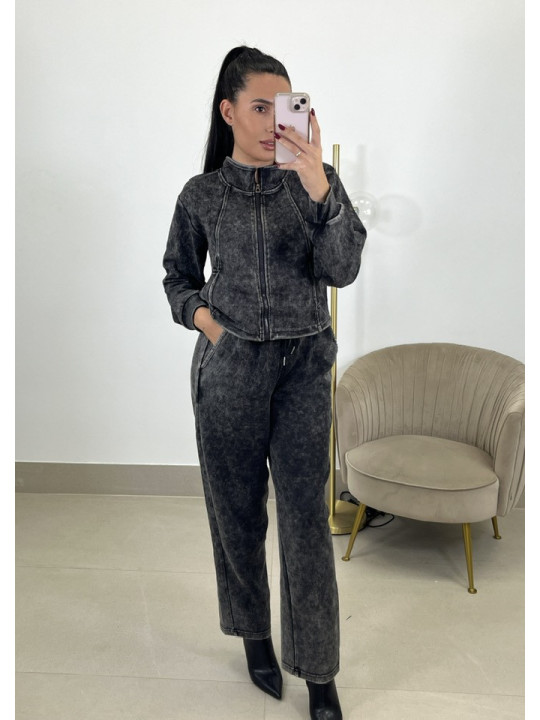 Conjunto desgastado Maria negro