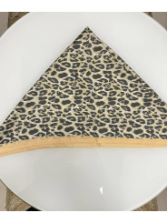 Pañuelo pico animal print