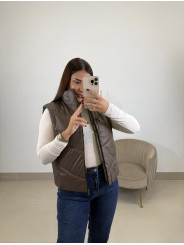 CHALECO ANORAK MARRON