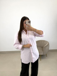 Camisa oxford rosa