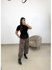 Pantalón ballon leopardo