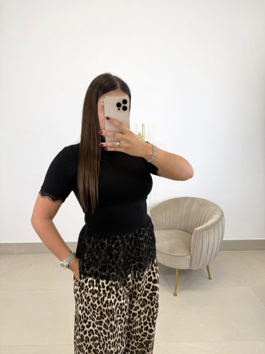 Pantalón ballon leopardo