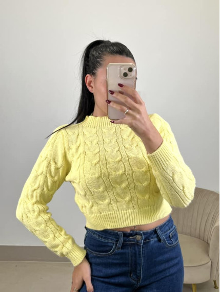 jersey trenzas amarillo