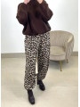 Pantalón balloon leopardo