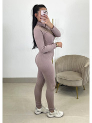 mono canale rosa empolvado