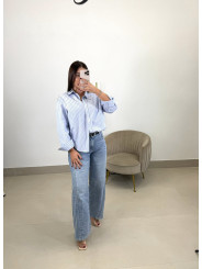 Camisa oxford doble raya