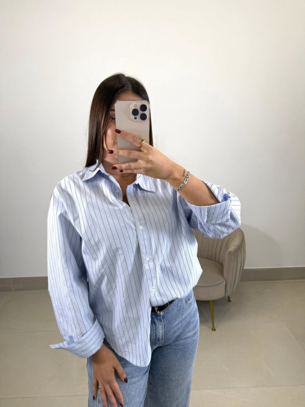 Camisa oxford doble raya