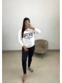 sudadera new york blanca