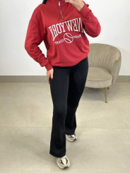 sudadera new york roja