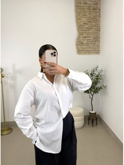 Camisa oxford blanca