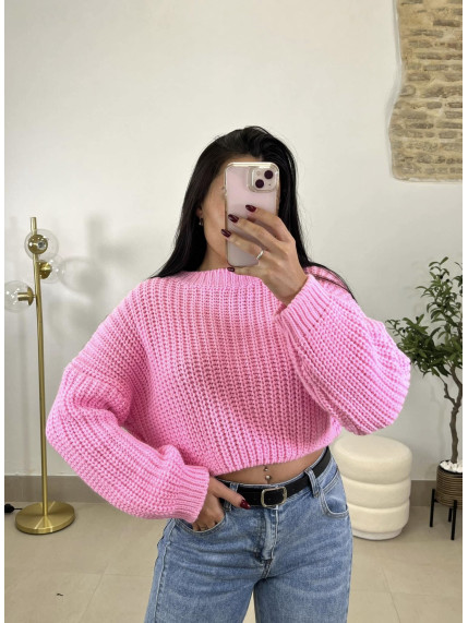jersey crop rosa
