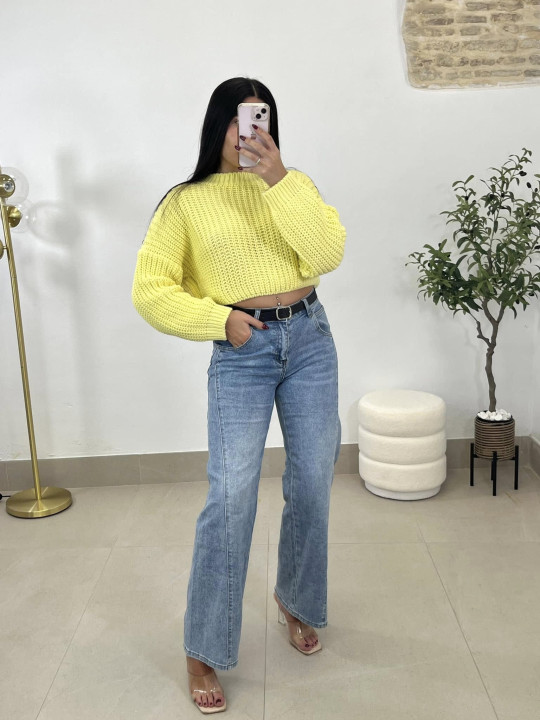 Jersey crop amarillo