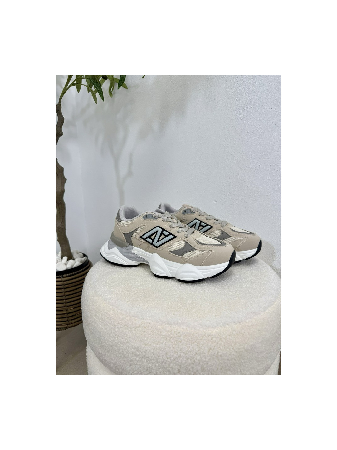 ZAPATILLAS N CAMEL/GRIS