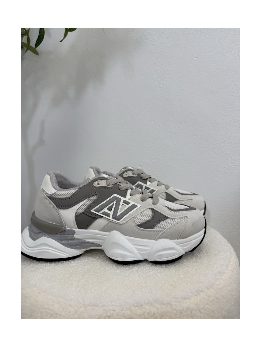 ZAPATILLAS N GRIS CLARO/GRIS OSCURO