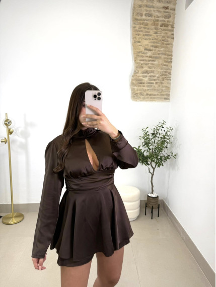 Vestido|Mono Amanda marron