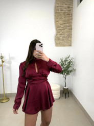 Vestido|Mono Amanda tinto