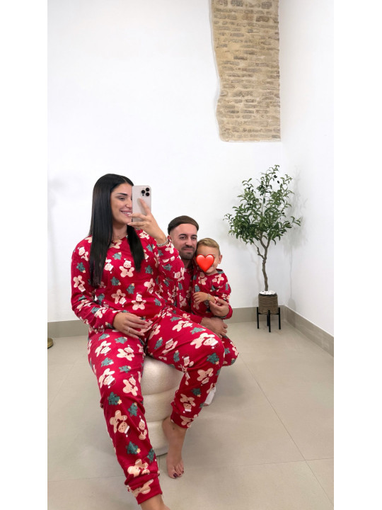 Pijama navidad galleta hombre